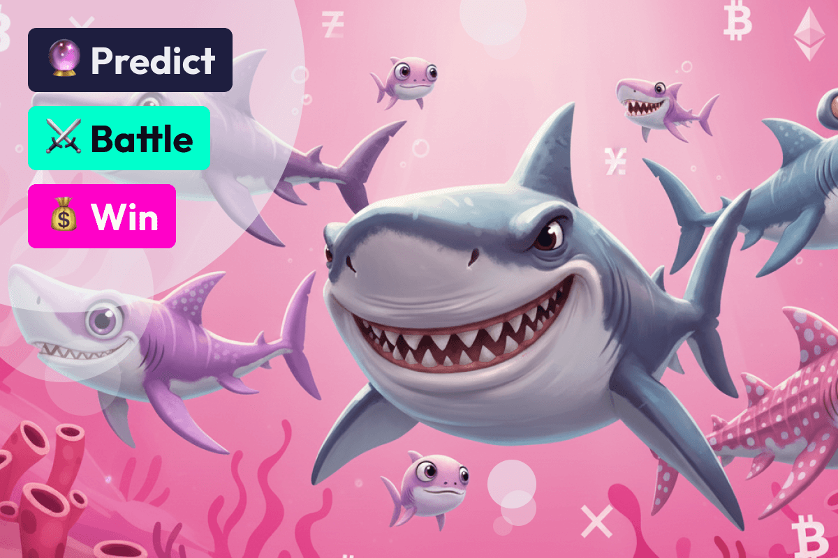 Shark Battles - Predict token growth, battle other sharks, and win rewards! - Farcaster Mini Apps